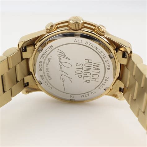 michael kors stop hunger watch mid size|Michael Kors hunger stop tote.